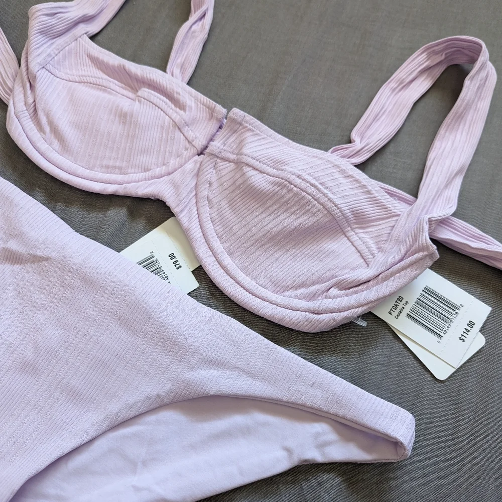 L*Space Camellia Top Camacho Classic Bottom Bikini Set